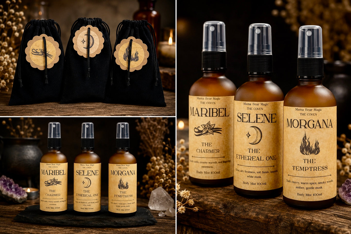 The Coven Body Sprays Pt 1